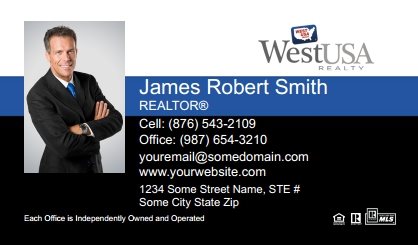 West-Usa-Business-Card-With-Medium-Photo-TH52-P1-L1-D3-Blue-Black-White