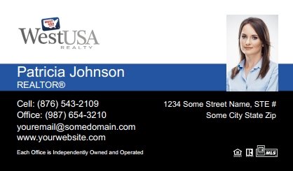 West-Usa-Business-Card-With-Small-Photo-TH52-P2-L1-D3-Blue-Black-White