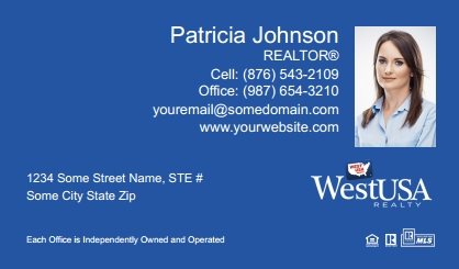 West-Usa-Business-Card-With-Small-Photo-TH54-P2-L1-D3-Blue