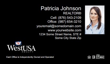 West-Usa-Business-Card-With-Small-Photo-TH55-P2-L1-D3-Black