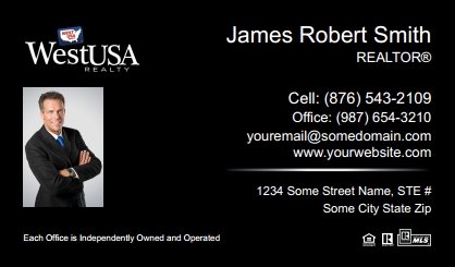 West-Usa-Business-Card-With-Small-Photo-TH60-P1-L1-D3-Black-Others