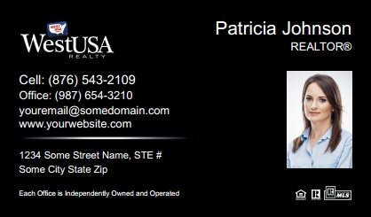 West-Usa-Business-Card-With-Small-Photo-TH60-P2-L1-D3-Black-Others