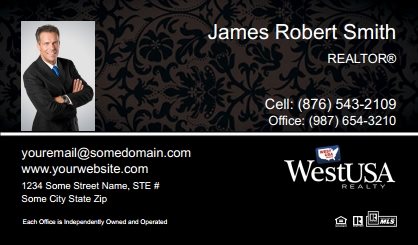 West-Usa-Business-Card-With-Small-Photo-TH61-P1-L1-D3-Black-Others