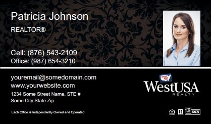 West-Usa-Business-Card-With-Small-Photo-TH61-P2-L1-D3-Black-Others