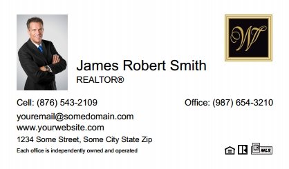 William-Davis-Realty-Business-Card-Compact-With-Small-Photo-T4-TH20W-P1-L1-D1-White