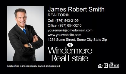 Windermere Real Estate Business Cards WRE-BC-001