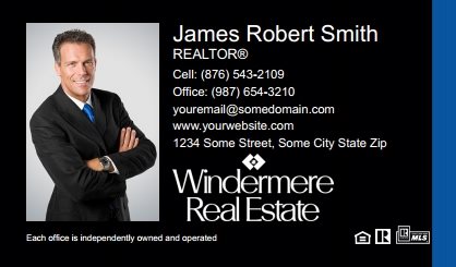Windermere Real Estate Business Card Magnets WRE-BCM-002