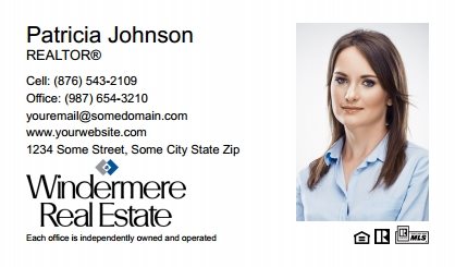 Windermere Real Estate Business Cards WRE-BC-009