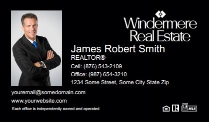 Windermere-Real-Estate-Business-Card-Compact-With-Medium-Photo-TH17B-P1-L3-D3-Black