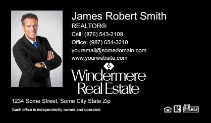 Windermere-Real-Estate-Business-Card-Compact-With-Medium-Photo-TH19B-P1-L3-D3-Black