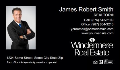 Windermere-Real-Estate-Business-Card-Compact-With-Medium-Photo-TH20B-P1-L3-D3-Black