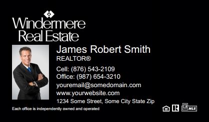 Windermere-Real-Estate-Business-Card-Compact-With-Small-Photo-TH12B-P1-L3-D3-Black