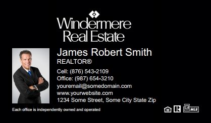Windermere-Real-Estate-Business-Card-Compact-With-Small-Photo-TH13B-P1-L3-D3-Black