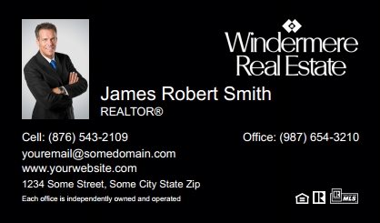Windermere-Real-Estate-Business-Card-Compact-With-Small-Photo-TH14B-P1-L3-D3-Black