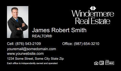 Windermere-Real-Estate-Business-Card-Compact-With-Small-Photo-TH15B-P1-L3-D3-Black