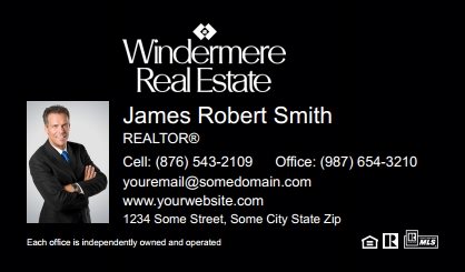 Windermere-Real-Estate-Business-Card-Compact-With-Small-Photo-TH16B-P1-L3-D3-Black