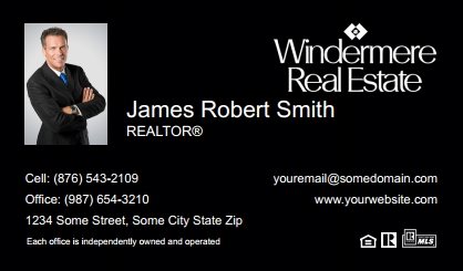 Windermere-Real-Estate-Business-Card-Compact-With-Small-Photo-TH25B-P1-L3-D3-Black
