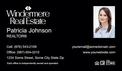 Windermere-Real-Estate-Business-Card-Compact-With-Small-Photo-TH26B-P2-L3-D3-Black