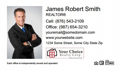 Your Choice Realty Canada Business Card Labels YCRC-BCL-001
