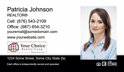 Your Choice Realty Canada Business Cards YCRC-BC-007