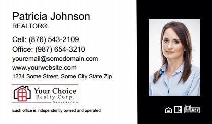 Your-Choice-Realty-Canada-Business-Card-Compact-With-Medium-Photo-T1-TH07BW-P2-L1-D3-Black-White