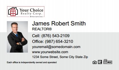 Your-Choice-Realty-Canada-Business-Card-Compact-With-Small-Photo-T1-TH19BW-P1-L1-D1-White-Others