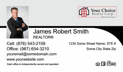 Your-Choice-Realty-Canada-Business-Card-Compact-With-Small-Photo-T1-TH25BW-P1-L1-D3-Black-White-Others