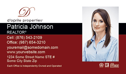 daprile-properties-Business-Card-Core-With-Full-Photo-TH52-P2-L1-D3-Red-Black-White