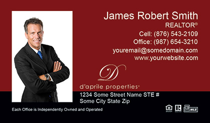 daprile-properties-Business-Card-Core-With-Full-Photo-TH54-P1-L3-D3-Red-Black