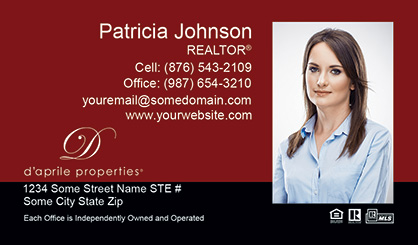 daprile-properties-Business-Card-Core-With-Full-Photo-TH54-P2-L3-D3-Red-Black