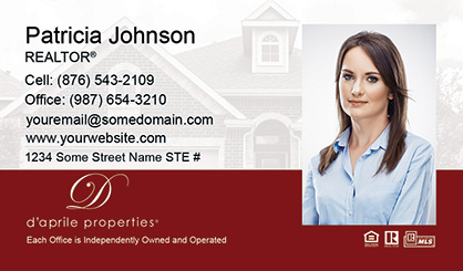 daprile-properties-Business-Card-Core-With-Full-Photo-TH68-P2-L3-D3-Red-White-Others