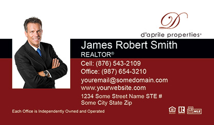 daprile-properties-Business-Card-Core-With-Medium-Photo-TH52-P1-L1-D3-Red-Black-White