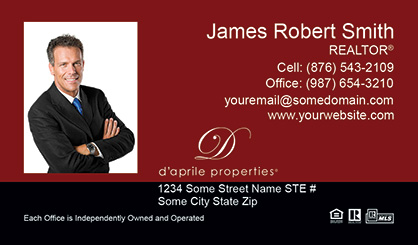 daprile-properties-Business-Card-Core-With-Medium-Photo-TH54-P1-L3-D3-Red-Black