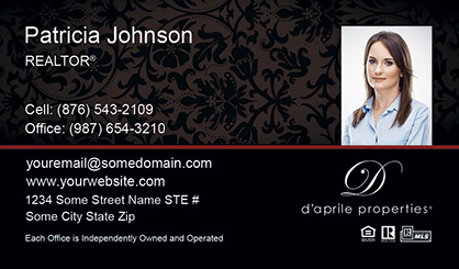 daprile-properties-Business-Card-Core-With-Small-Photo-TH61-P2-L3-D3-Red-Black-Others