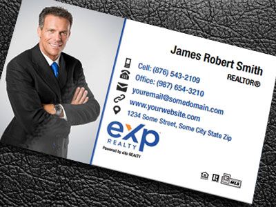 eXp Realty Gloss Laminated Business Cards EXPR-BCLAM-001