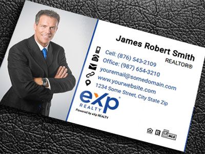 eXp Realty Gloss Laminated Business Cards EXPR-BCLAM-001