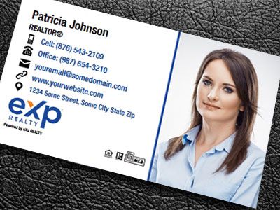 eXp Realty Gloss Laminated Business Cards EXPR-BCLAM-003