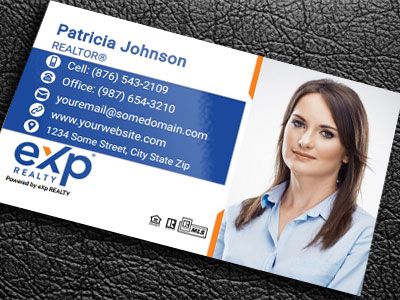 eXp Realty Gloss Laminated Business Cards EXPR-BCLAM-007