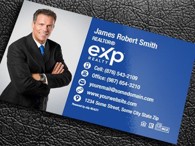 eXp Realty Gloss Laminated Business Cards EXPR-BCLAM-013