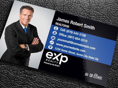 eXp Realty Gloss Laminated Business Cards EXPR-BCLAM-017