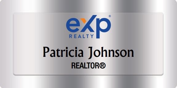 eXp Realty Name Badges Silver (W:3