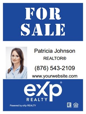 eXp Realty Plastic Signs EXPR-SAFU2418PL-007