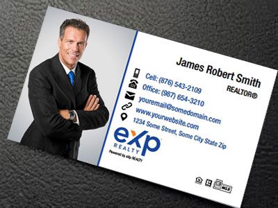 eXp Realty Silk Laminated Business Cards EXPR-BCSILK-001
