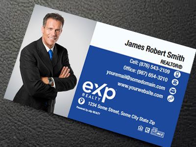 eXp Realty Silk Laminated Business Cards EXPR-BCSILK-009