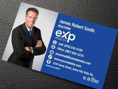 eXp Realty Silk Laminated Business Cards EXPR-BCSILK-013