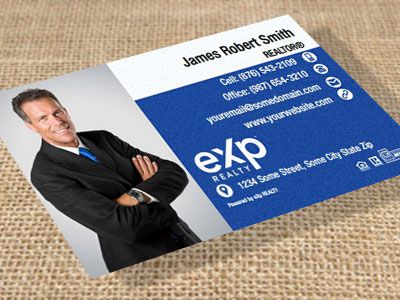 eXp Realty Suede Soft Touch Business Cards EXPR-BCSUEDE-009