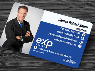 eXp Realty Plastic Business Cards EXPR-BCWPLAS-009