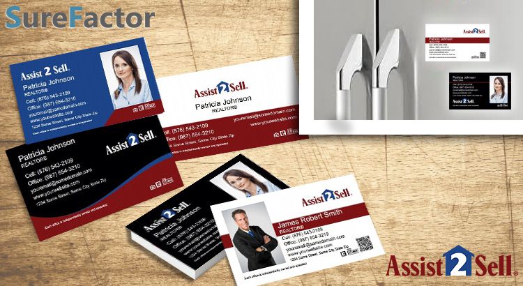 Assist2Sell Business Card Magnets