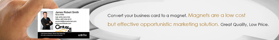 Century 21 Canada Business Card Magnets