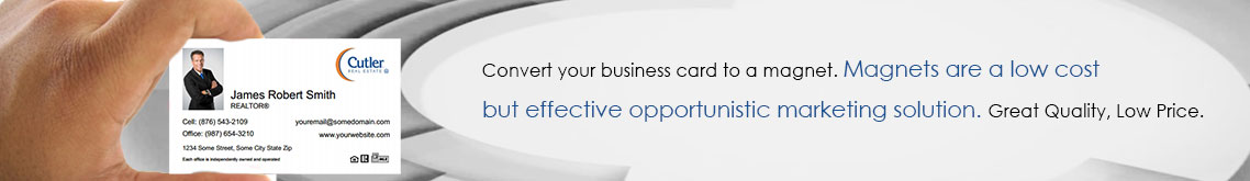 Cutler Real Estate Business Card Magnets